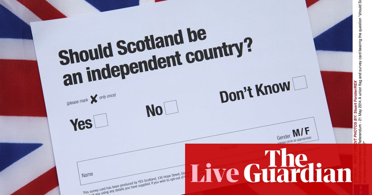 Scottish Independence 15 To Days To Referendum As It Happened Politics The Guardian