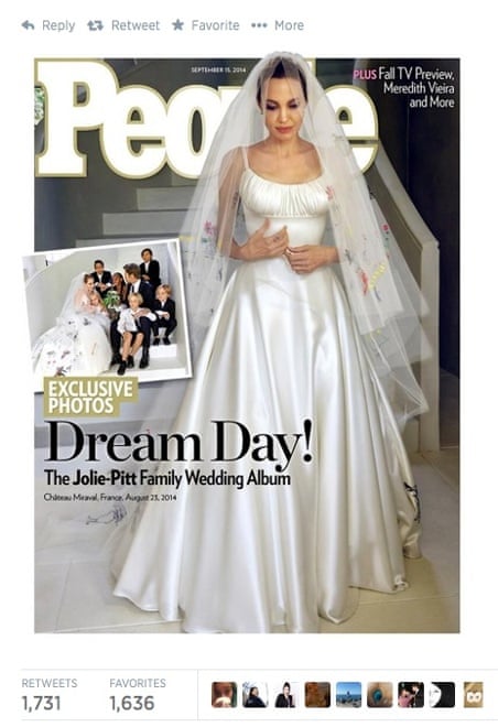Why This Wedding Dress Was Classic Angelina Jolie Fashion The Guardian