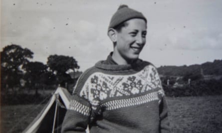 Michael Rosen at a Woodcraft folk camp in the Mendip Hills, c1959.