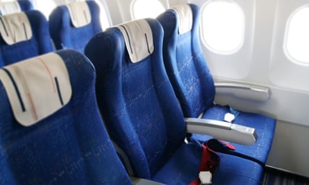 Airplane seats.