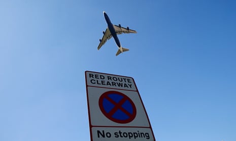 An aircraft takes off from Heathrow airport in west London on 2 September 2014. 