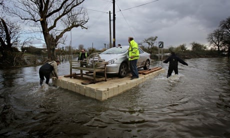 Flooding Continues To Affect The Somerset Levels