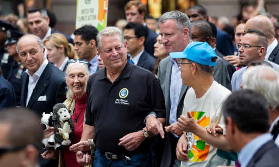 people's climate change march in new york