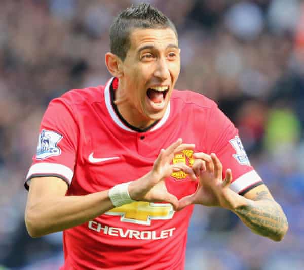 Angel di Maria moved to Manchester United for a shade under £60m.