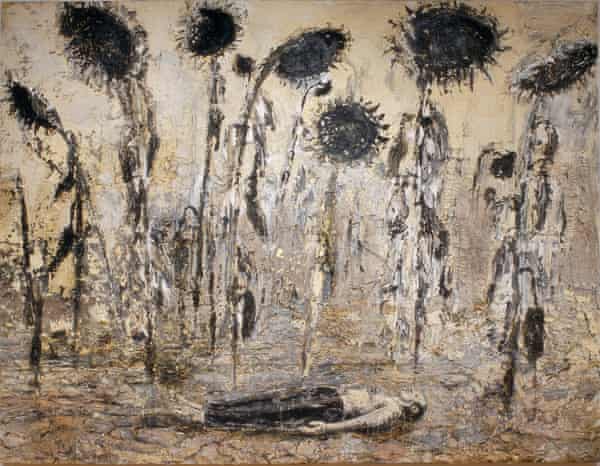 Anselm Kiefer Lot S Wife 1989 Oil Paint Ash Stucco Chalk