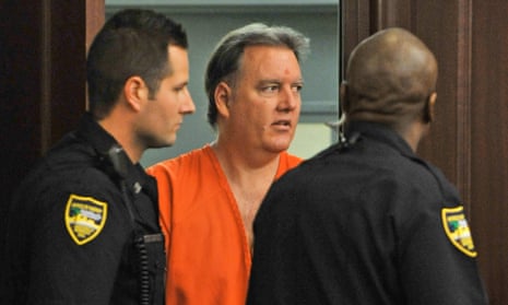 Defendant Michael Dunn enters the courtroom for a hearing in Jacksonville, Florida.