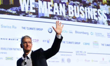 Apple CEO Tim Cook at Climate Week NYC