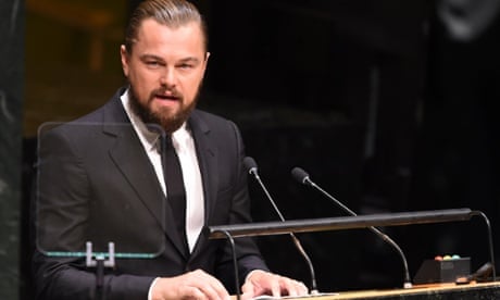 Leonardo DiCaprio at the UN: 'Climate change is not hysteria – it's a fact' | Leonardo DiCaprio | The Guardian