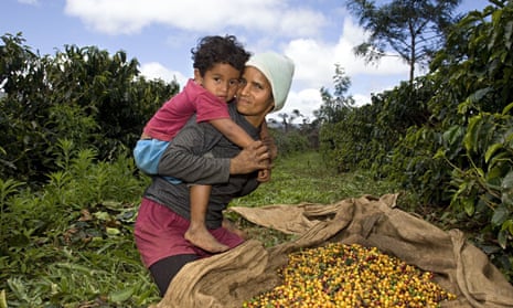 The Da Silva family, coffee plantation workers, Brazil