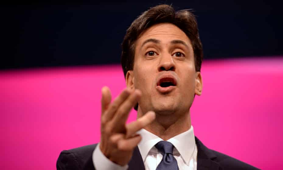 Ed Miliband at Labour conference 2014