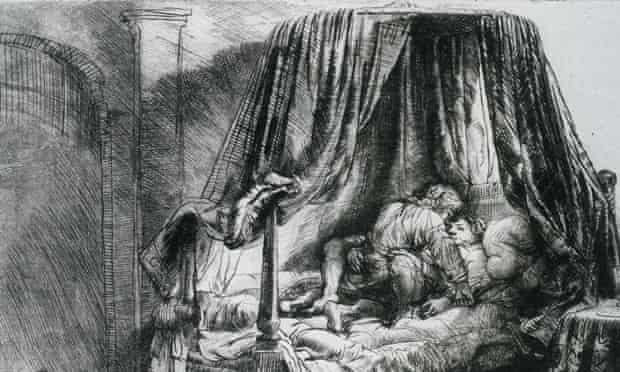 Rembrandt The French Bed