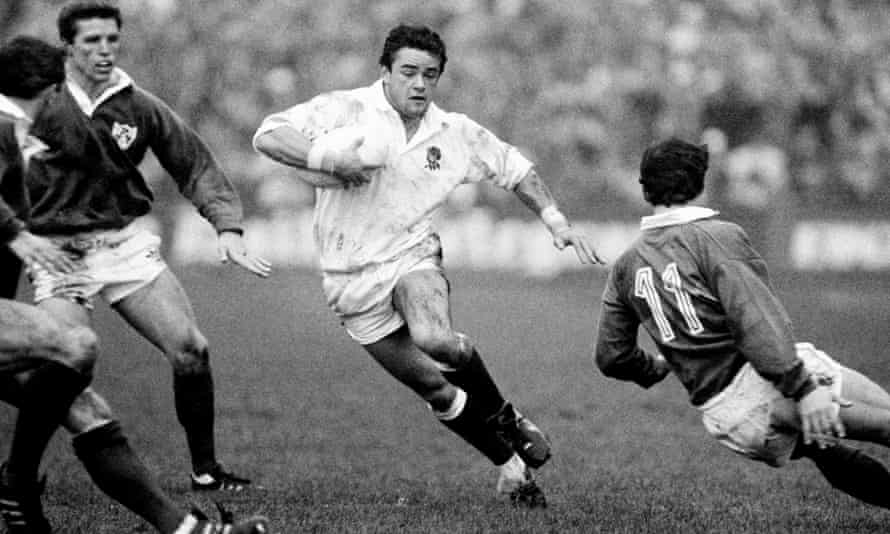Open play: Will Carling attacks the Irish line in 1989. He started his rugby career at Sedberg.