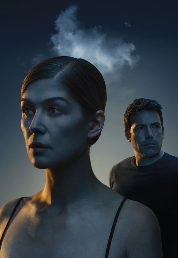 Mr and missing: Rosamund Pike as Ben Affleck's AWOL wife in Gone Girl