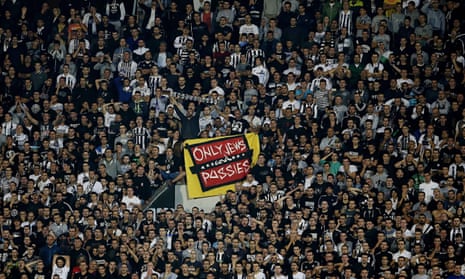 The banner at Partizan Belgrade 