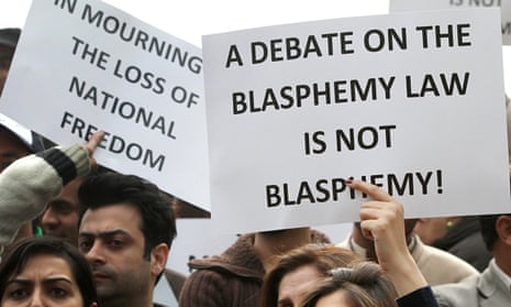 Pakistan blasphemy protesters