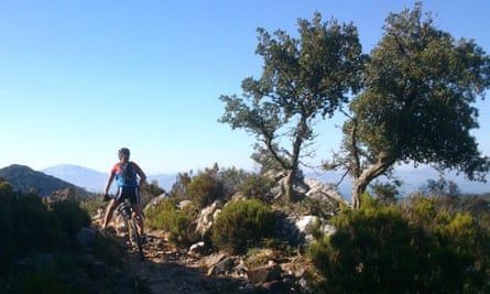Mountain biking, Los Alcornocales natural park, Tarifa