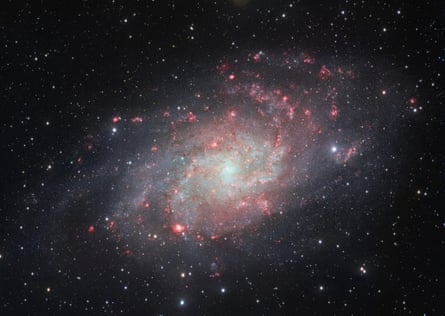 The VLT Survey Telescope (VST) at ESO   s Paranal Observatory in Chile has captured this beautifully detailed image of the galaxy Messier 33, often called the Triangulum Galaxy.