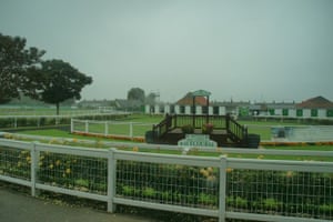Great Yarmouth Saturday 20th The winners enclosure at Great Yarmouth race course. No horses or sunshine.