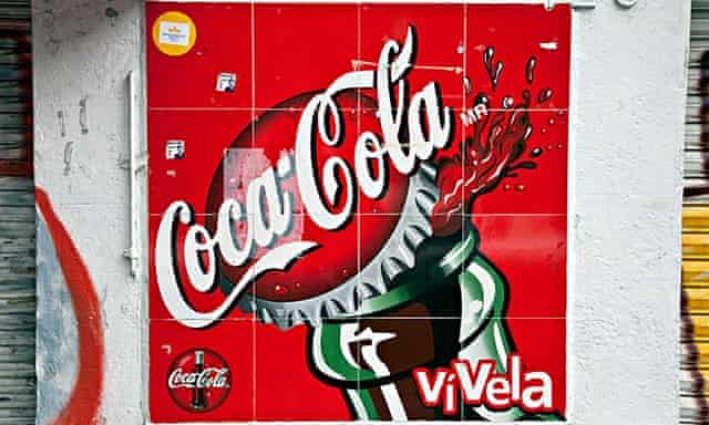 A Coca-Cola sign