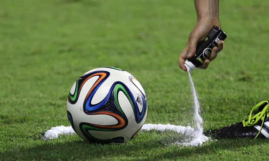 German Inspectors Say Free Kick Vanishing Spray Is A Health Hazard Bundesliga The Guardian German Inspectors Say Free Kick Vanishing Spray Is A Health Hazard Bundesliga The Guardian