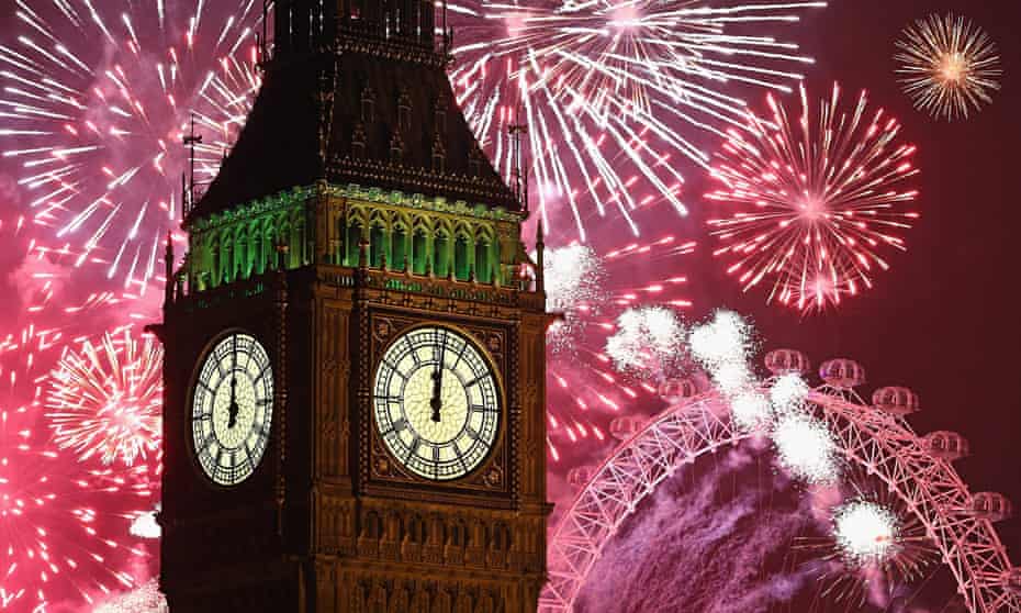 London's New Year's Eve fireworks 