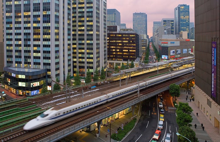 How The Shinkansen Bullet Train Made Tokyo Into The Monster It Is Today Cities The Guardian