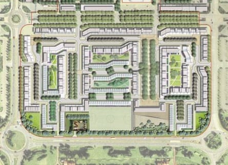 Plans for the development of Milton Keynes