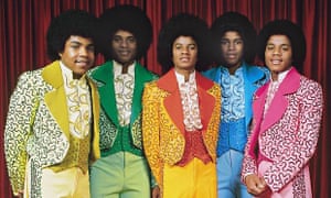 Jacksons 1975 Michael Jackson centre with Tito Jackie Jermaine Marlon