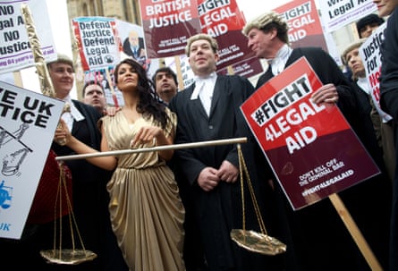 Legal aid reforms have seen barristers walkout for the first time in history