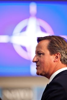British prime minister David Cameron on the eve of the Nato summit