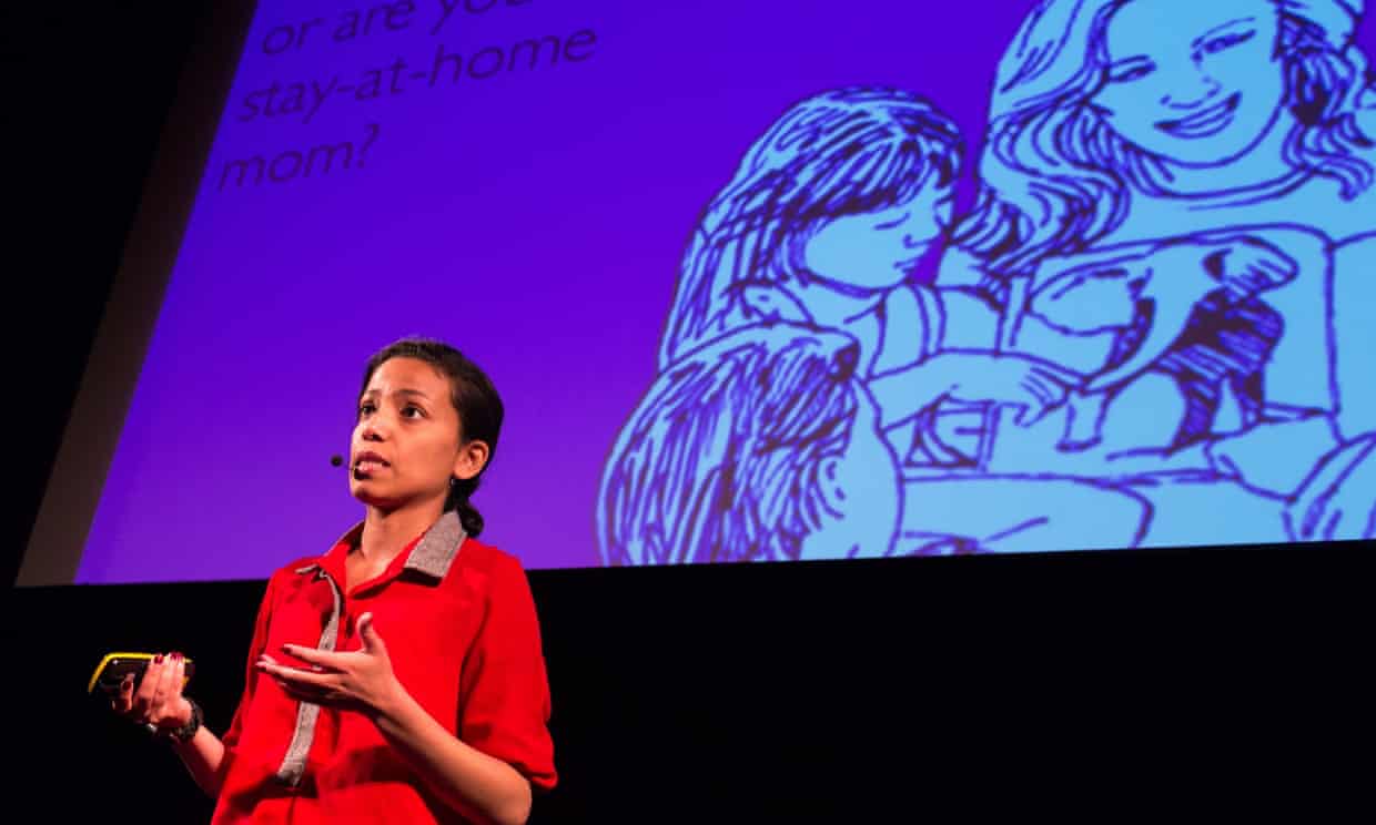 Samiya Parvez of Andiamo during her #dareconf talk.