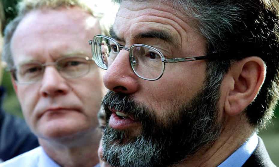 Martin McGuiness and Gerry Adams