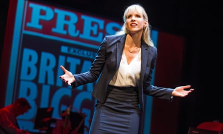 Lucy Punch in Great Britain by Richard Bean at the Theatre Royal Haymarket in London