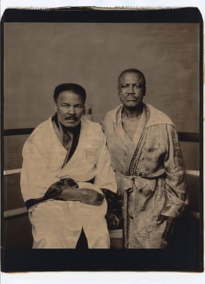 I find this image of Ali and Frazier, taken in 2003, to be profoundly melancholic . These two men, who were once so supreme and who shared such a glorious history, appear to have been defeated by age – Frazier especially. It is an uncomfortably earnest portrait.
