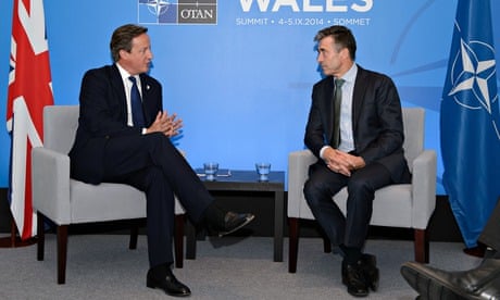 David Cameron and Anders Fogh Rasmussen 