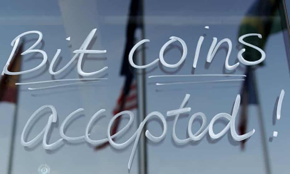 Bitcoins accepted sign