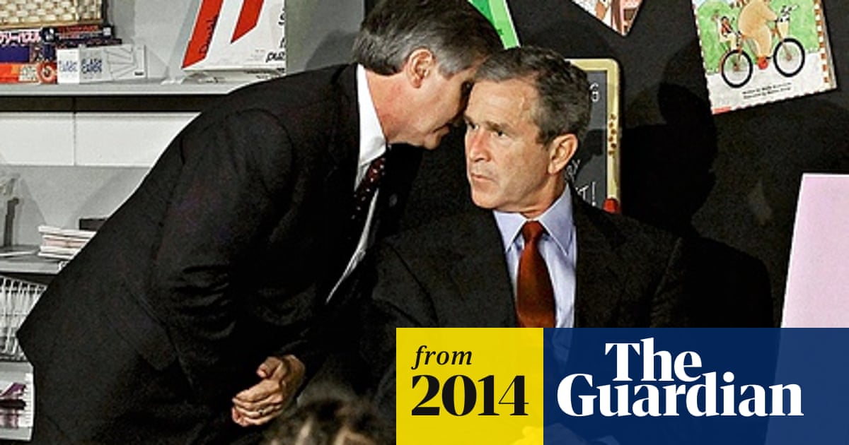 That's me in the picture: President Bush's chief of staff informs him of 9/11