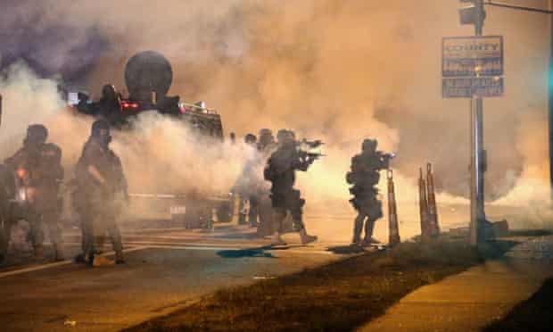 Police in Ferguson 