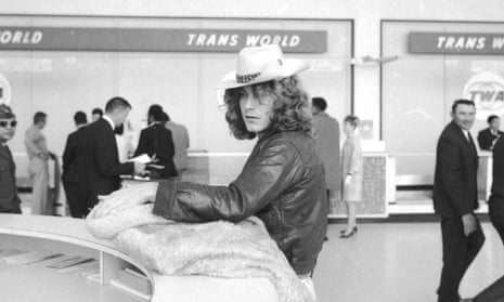 Robert Plant at Boston airport, 1969