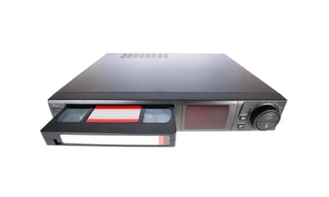 VHS player and cassette