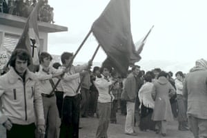 Political martyrs memorial rally, Almarg village, 1977