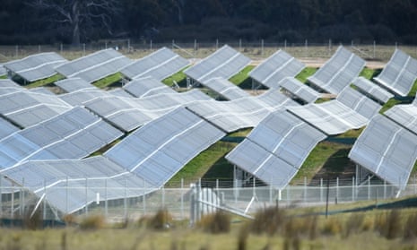 Solar farm near Canberra