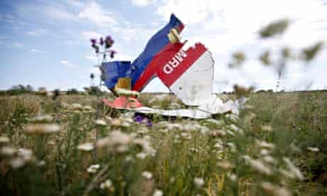 MH17 wreckage 
