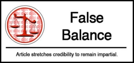 False Balance Science Certification