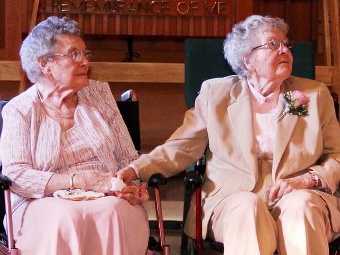 Meet The Two Women Who Were Finally Able To Marry After 72 Years Together Lgbt Rights The Guardian