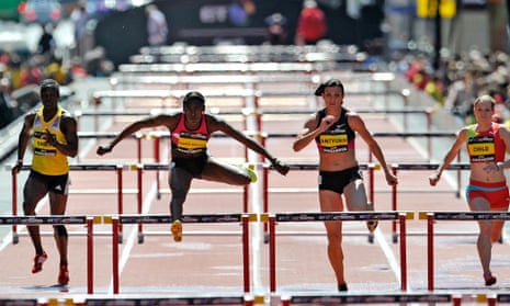 hurdles athletes