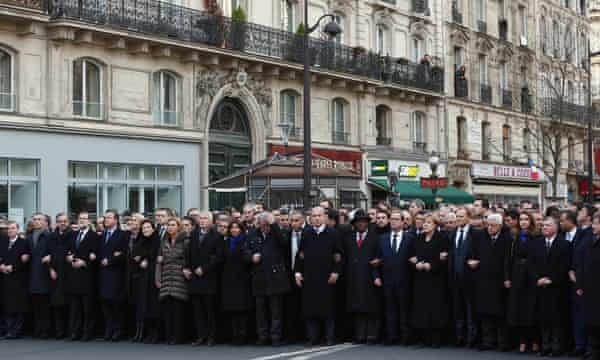 Paris Welcomes World Leaders To Solidarity Rally Against Terror Attacks World News The Guardian