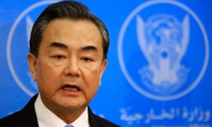 Chinese foreign minister Wang Yi