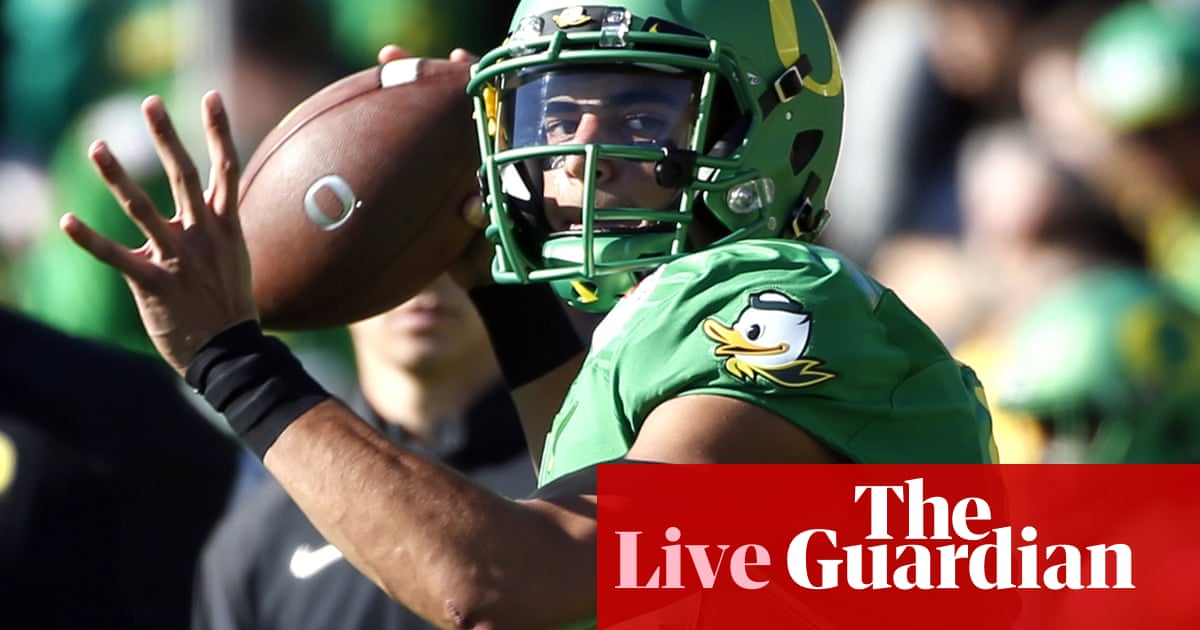 Oregon V Ohio State College Football Championship As It