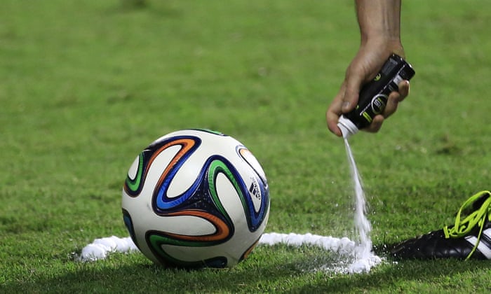There Was A Lot Of Suffering Inventor Of Football S Vanishing Spray Looks For Recognition Soccer The Guardian There Was A Lot Of Suffering Inventor Of Football S Vanishing Spray Looks For Recognition Soccer The Guardian
